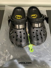 Batman x Crocs Classic Clog Uk Size 9 Brand New with Tags