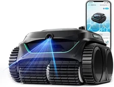  AI Camera Cordless Pool Vacuum Robot for Black & Green 