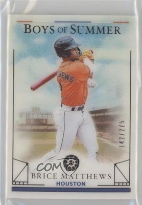 2024 Panini Boys of Summer 142/275 Brice Matthews #27 00jz