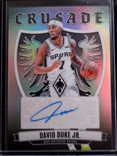 2023-24 Panini Phoenix - Crusade Signatures David Duke Jr. #CS-DDJ (AU)