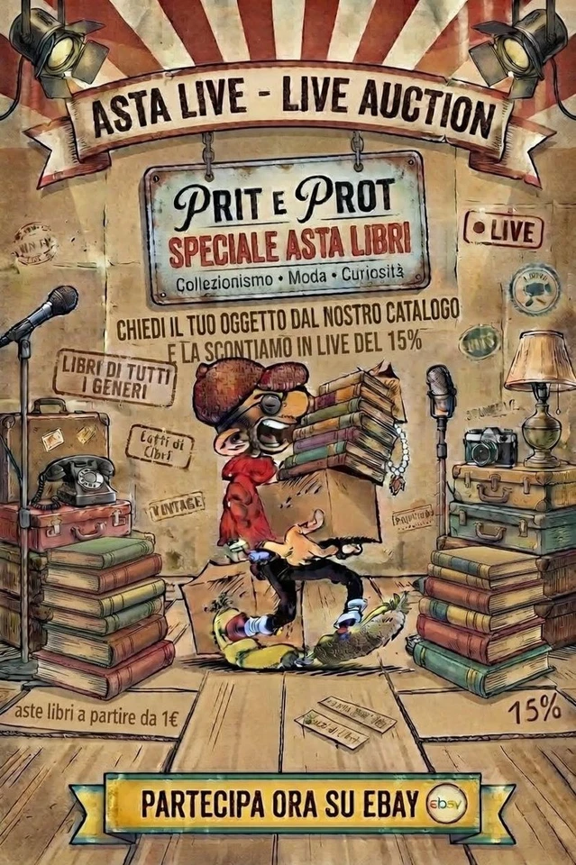 Libri: Crea Il Tuo Sconto Del 15% + Asta Live Libri