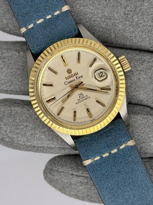 VINTAGE TITONI COSMO KING 25 JEWELS ROTOMATIC DATE MEN S WRISTWATCH
