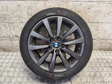 BMW 5 SERIES F10 F11 2015 18" INCH ALLOY WHEEL WITH DAMAGED TYRE 6790173
