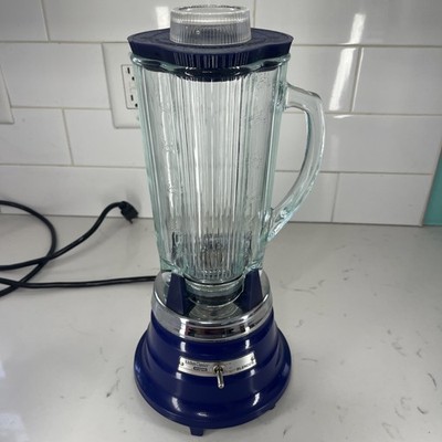 Tested Waring  2 Speed Kitchen Classics Blender 2 Speed Coblat Blue Cleaned