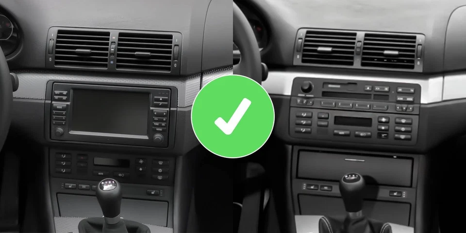 1+32GB Android Radio Navi Carplay DAB+ Bluetooth Für BMW 3er E46 1998-2006 - Bild 3 von 4