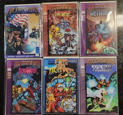 Fire From Heaven (1996)   6-Issue Comic Book Crossover Set Image / WildStorm 