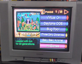 Sega Saturn Sega Screams Volume 1 Demo Disc Tested