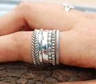 Silver stacking rings, 925 Sterling silver ring, Set Of 7 Rings silver All size