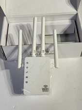 Dual Band WiFi Repeater 1200Mbps 2.4G/5G Range Extender | Signal Booster