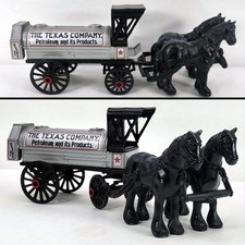 Texaco Horse  Tanker 1900's Collector Series 8 Ertl Diecast Coin Bank