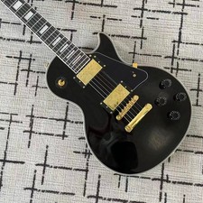 2003 LP Custom Black Beauty electric guitar black gold solid body high quality