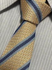 Drake’s London Necktie Tie Ties SUITS Mens Unisex SILK 100 Multicolor Luxury #14