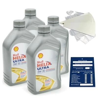 4 Litro Shell Helix Ultra Profesional AJ-L 5W30 Aceite 550040619 Acea C1 Kit - Imagen 1 de 4