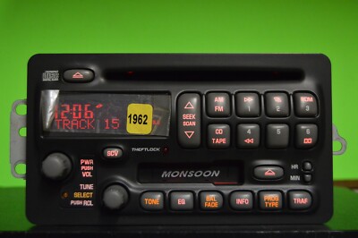 00 01 02 03 04 Pontiac factory MONSOON CD Cassette player radio