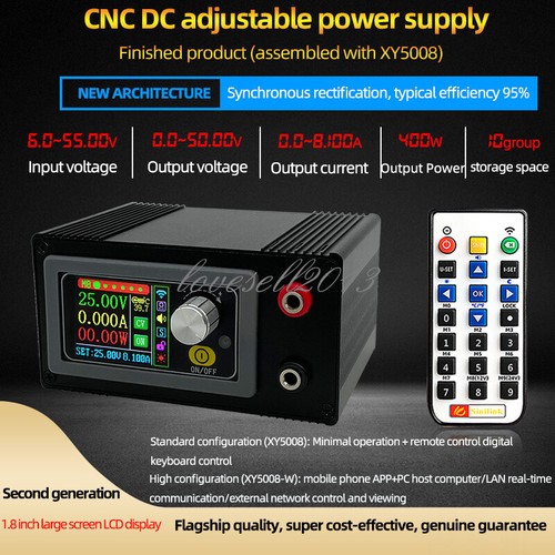 DC DC Buck Converter CC CV 8A 400W 0-50V Power Module Adjustable ...