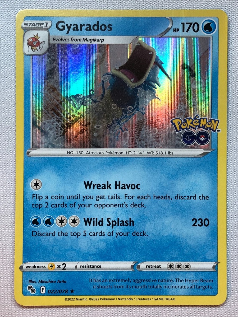 Pokemon Pokemon GO Gyarados 022/078 Holo NM/M