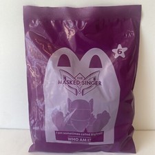McDonald's 2023 THE MASKED SINGER Happy Meal Toys 6 SEALED