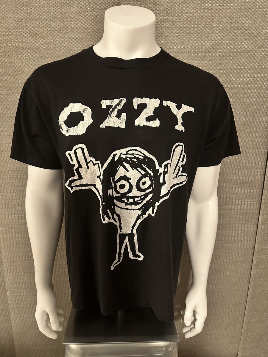 Ozzy Osbourne 96 Retirement Sucks Tour Large Tee RARE Gold Script 