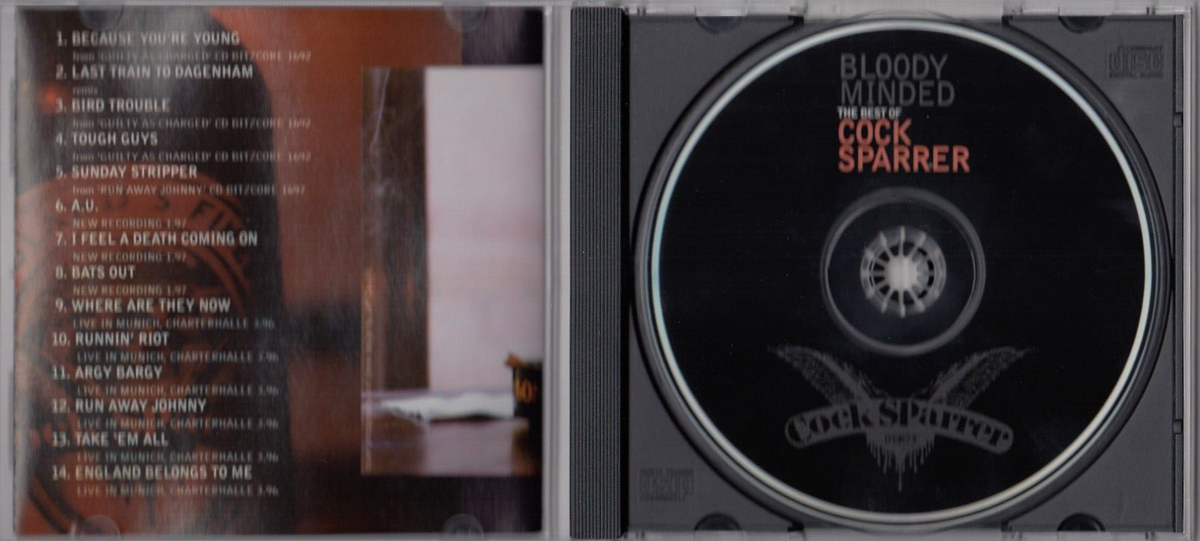 Cock Sparrer - Bloody Minded: The Best of Cock Sparrer (CD, Dec