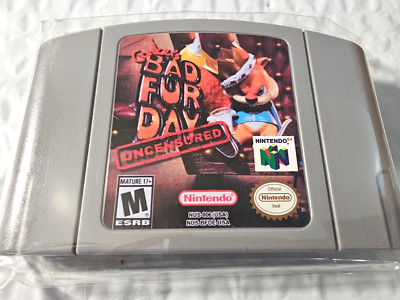 New Nintendo 64 Conker's Bad Fur Day Uncensored N64 Nintendo 2001