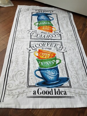  Costco ''KAFFEE ist Alweyes eine gute Idee HANDTÜCHER Handtuch 100 % Baumwolle 42 x 71 cm