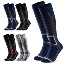 Skisocken Herren Damen Thermo Kniestrümpfe W...