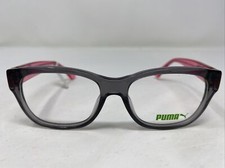 Puma PU0030 003 48-15-125 Gray/Pink Laminate Full Rim Eyeglasses KIDS /M01
