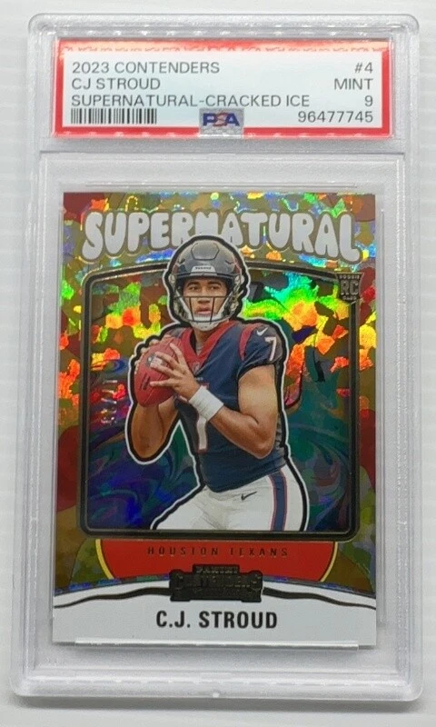 CJ Stroud Panini Contenders Supernatural #4 Cracked Ice