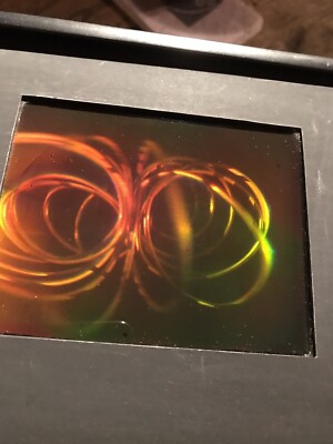 2-VINTAGE REFLECTION HOLOGRAMS by renowned holographic artist LON MOORE
