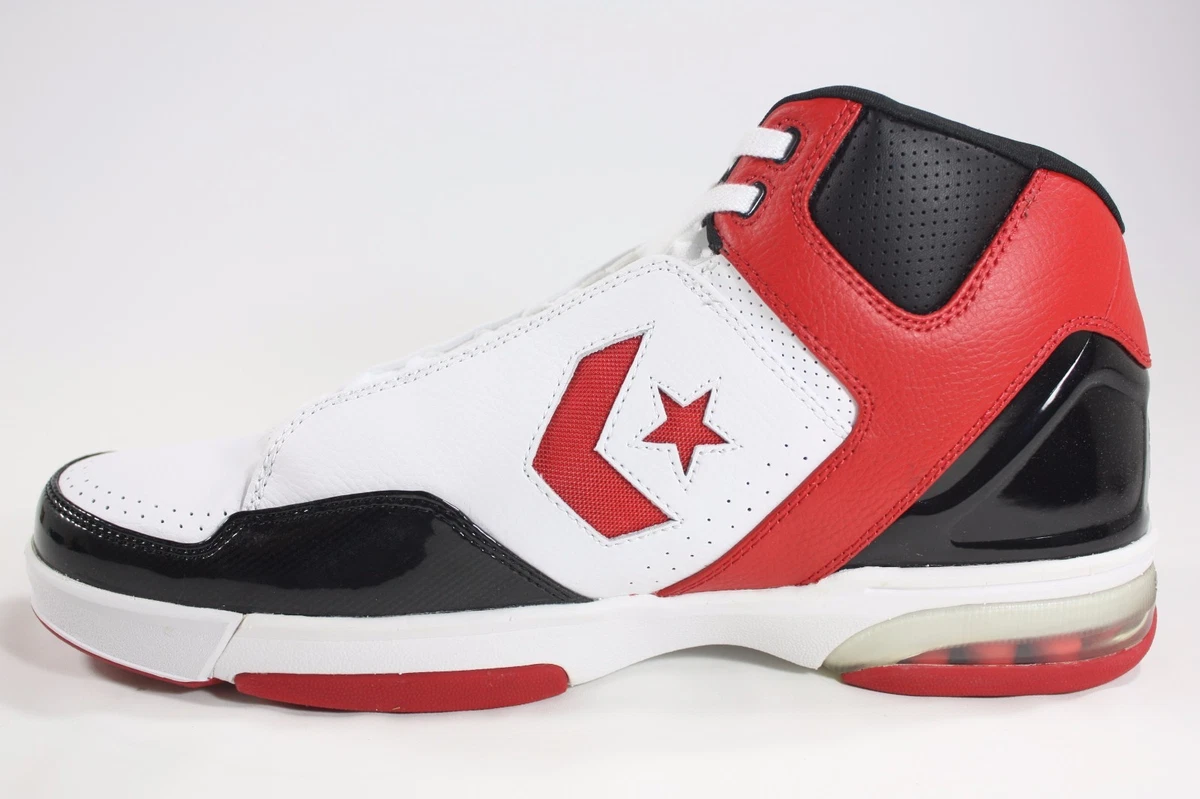 NEW RARE Converse Weapon EVO Mid White Black Red 110934 eBay