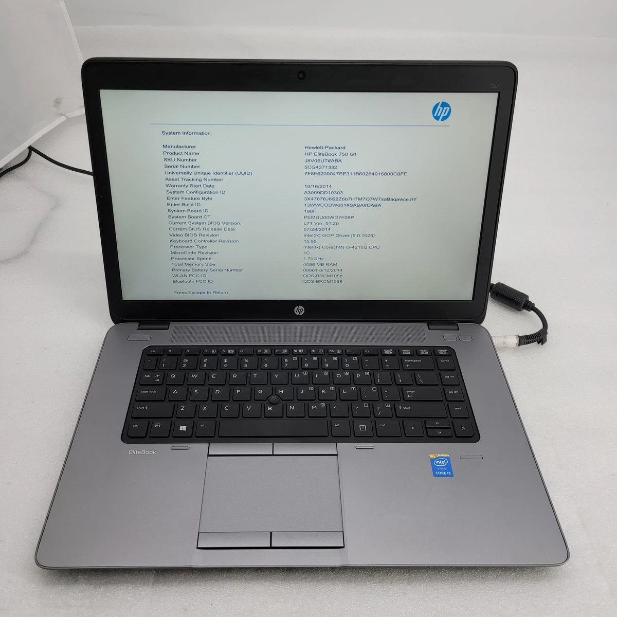 HP Intel Core i5 4th Gen. 4GB RAM PC Laptops & Netbooks for sale