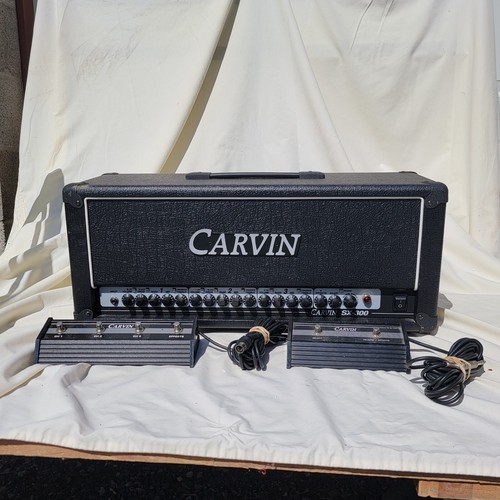 Carvin SX300 100 Watt Solid State Guitar Amp Head and Foot switch