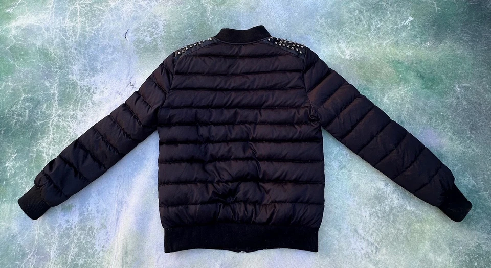 Винтажная мужская куртка на молнии Philipp Plein_ПОЖАЛУЙСТА, СМОТРИТЕ ФОТОГРАФИИ ДЛЯ ИЗМЕРЕНИЙ - Изображение 3 из 4