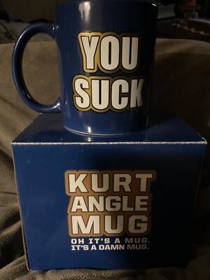 Kurt Angle Mug - WWE Slam Crate - Loot Crate NIB - YOU SUCK