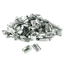 U.S. Solid 500PCS Packaging Strapping Open Serrated Seals For 5/8" Strap Width