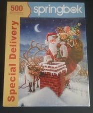 Springbok Special Delivery Santa With Gifts Jigsaw Puzzle 500 Piece Sealed