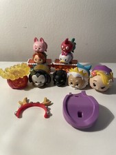 Lot of Disney Tsum Tsum Vinyl Figures And Accessories Triton Black Widow Daisy