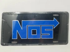 NOS Car License Plate Nitrous Oxide Systems Motorsport Car Racing Man Cave