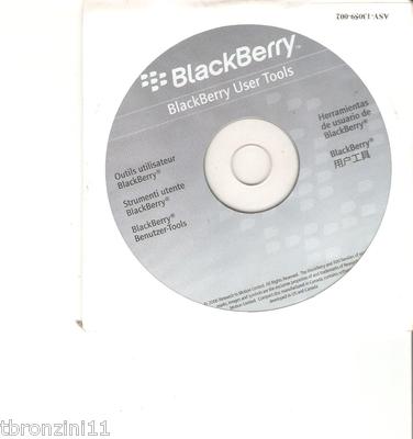 BLACKBERRY - BLACKBERRY USER TOOLS - CD - STRUMENTI UTENTE