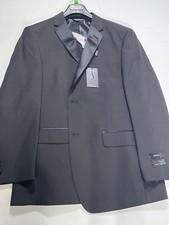 Mens Angelo Rossi Black Two Piece Tuxedo Size 44R NEW