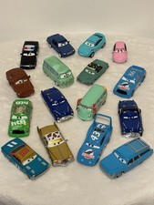 Disney Pixar Cars 1:55 Mattel 2006-08 Piston Cup Racing Pits Owners Reporter Lot