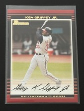 Bowman 2002 Baseball Base Set Ken Griffey Jr #55 Cincinnati Reds MLB Card