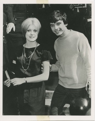 A06 A0679   Catherine Deneuve & David Bailey Wedding Photo 1965, Vintage Press