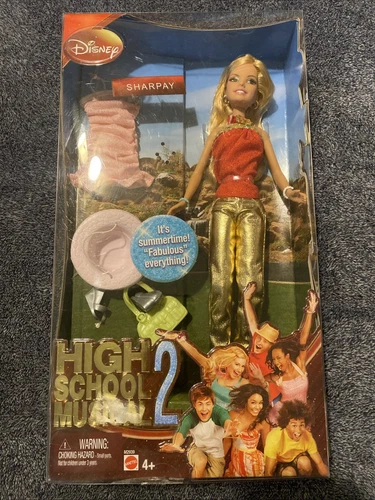 New 2007 Disney High School Musical 2 Sharpay Summer Doll Mattel loose items.