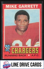 1971 Topps #119 Mike Garrett San Diego Chargers EX
