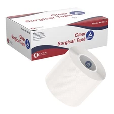 Dynarex Medical Tape Transparent 2 Inch X 10 Yrd box of 6 rolls 3573