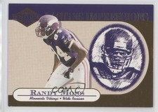 2001 Pacific Impressions Lasting Impressions Randy Moss #12 HOF jr5