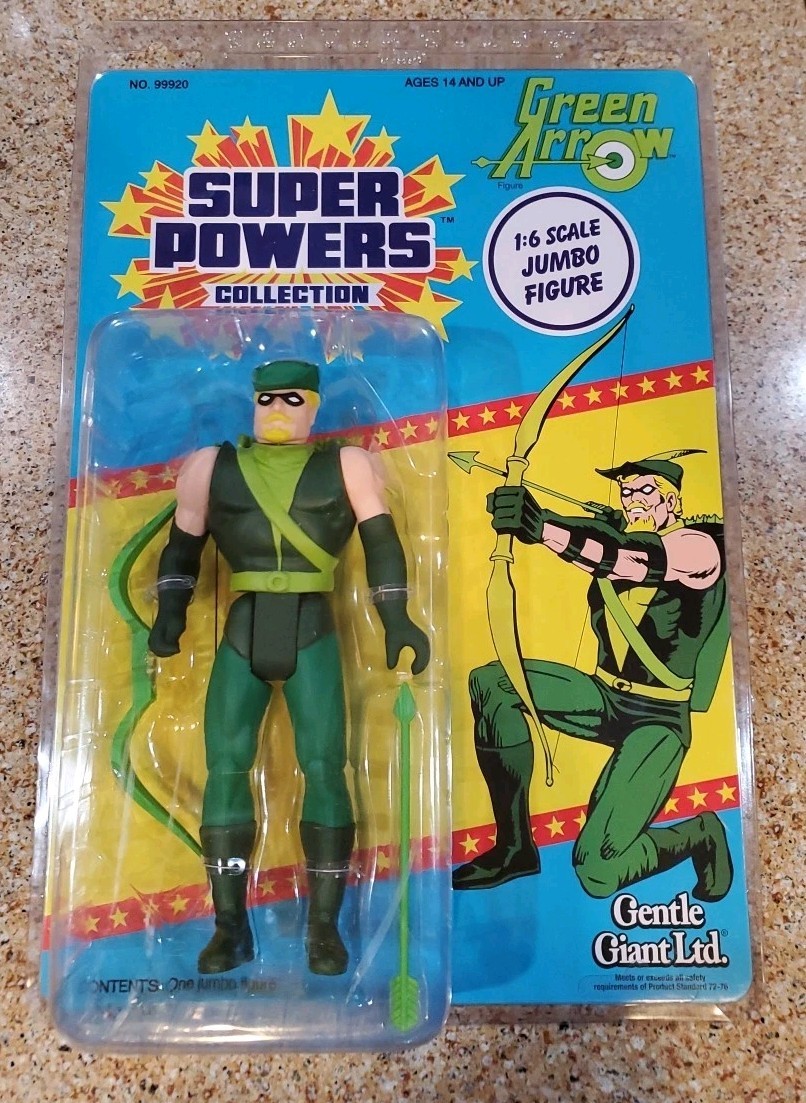 超貴重　Kenner super powers★未開封★美品 GREEN ARROW Jumbo Figure Super Powers Collection Gentle Giant 1:6