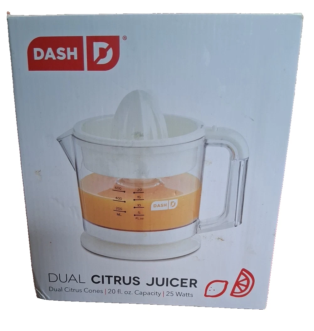 Dash Compact Electric Citrus Juicer Extractor 20 Oz Capacity| NIB