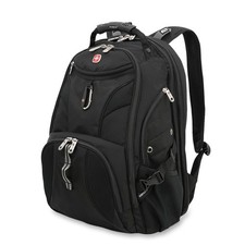 Image of SwissGear Wenger SWISSGEAR 1900 ScanSmart TSA Laptop Backpack 17” Travel Work Bl